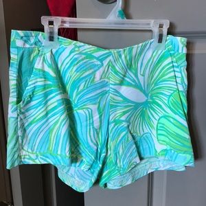 Lilly Pulitzer Rayon High Waist Shorts 00